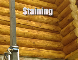  Dice, Kentucky Log Home Staining